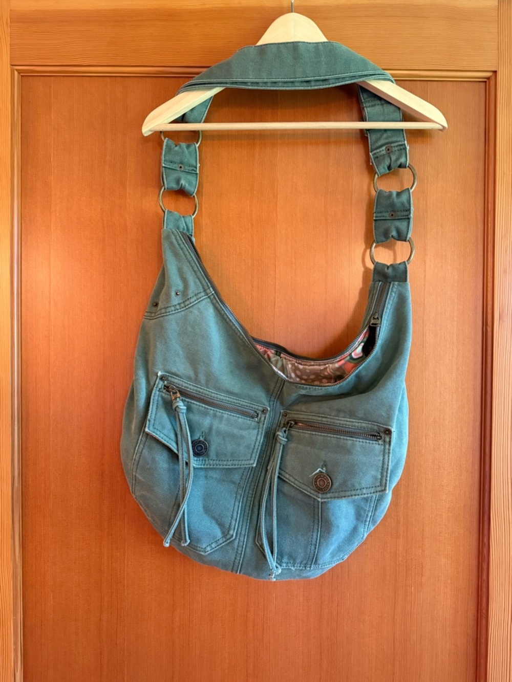 unisex cotton shoulder hobo bag from GAP - Picture 3 of 7